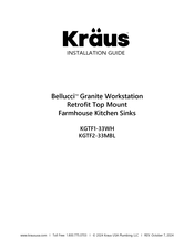 Kraus Bellucci KGTF1-33WH Installation Manual