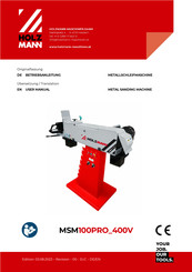 Holzmann MSM100PRO 400V User Manual