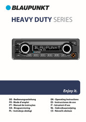 Blaupunkt Heavy Duty Series Operating Instructions Manual