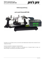 Pro's Pro Hornet MT-250 Operating Instructions Manual