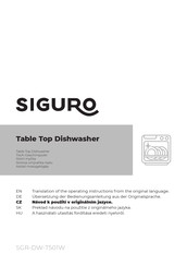 SIGURO SGR-DW-T501W Translation Of The Operating Instructions