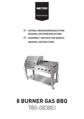METRO PROFESSIONAL 780-0838EI Assembly & Instruction Manual