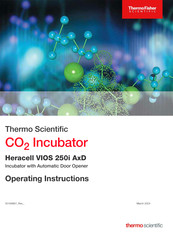 Thermo Scientific Heracell VIOS 250i AxD Operating Instructions Manual