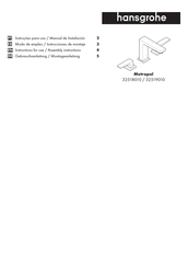 Hans Grohe Metropol 32518010 Instructions For Use/Assembly Instructions