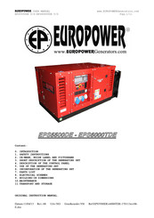 Europower EPS5500DE User Manual