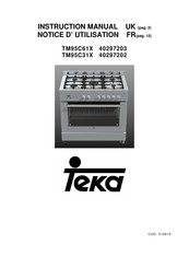 Teka TM95C61X Instruction Manual