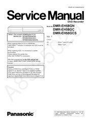 Panasonic DMR-EH58GCS Service Manual
