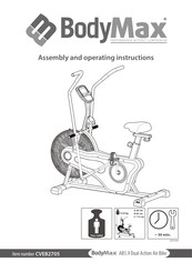 BODYMAX AB5.9 Dual Action Air Bike Assembly And Operating Instructions Manual