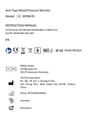 Avita BPM67B Instruction Manual