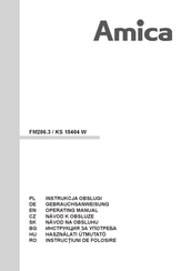 Amica KS 15404 W Operating Manual