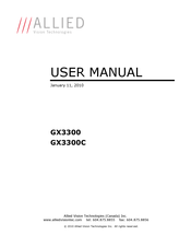 Allied Vision Technologies Prosilica GX GX3300C User Manual