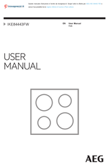 AEG IKE84443FW User Manual