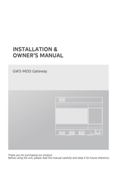 CLIVET GW3-MOD Gateway Installation & Owner's Manual