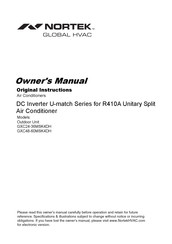Nortek GXC48-60MSK4DH Owner's Manual