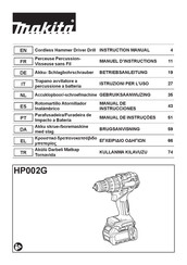 Makita HP002GZ01 Instruction Manual