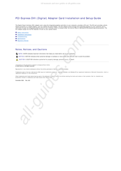 Dell GX280DT Installation And Setup Manual