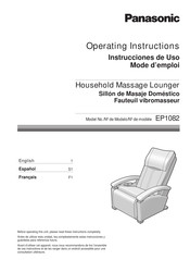 Panasonic EP-1082 Operating Instructions Manual