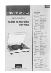 Sansui SR-737/7090 Service Manual