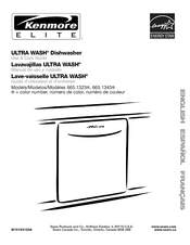 Kenmore ELITE ULTRA WASH 665.1323 Series Use & Care Manual