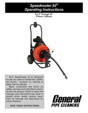 General Pipe Cleaners P-S92-C-34 Operating Instructions Manual