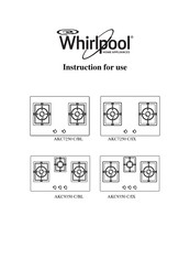 Whirlpool AKC7250 C/IX Instructions For Use Manual