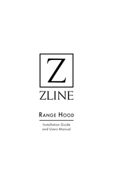 Zline SK-597I Installation Manual And User's Manual