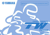 Yamaha TW200R 2024 Owner's Manual