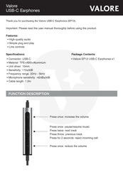 Valore EP13 User Manual