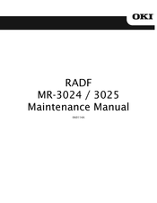 Oki MR-3025 Maintenance Manual