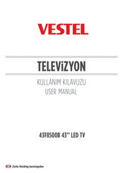 VESTEL 43F8500B User Manual