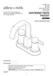LF ALLEN + ROTH F51A1156CP Manual