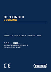 DeLonghi DSR 926IND-BL Installation & User's Instructions
