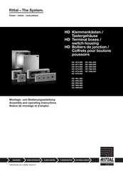 Rittal HD 1681.630 Assembly And Operating Instructions Manual