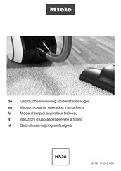 Miele Boost CX1 125 Edition Operating Instructions Manual