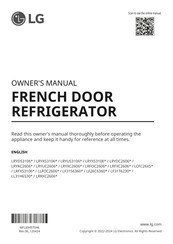 LG LRYKC2606S Owner's Manual