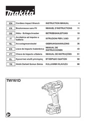 Makita TW161DSMJ Instruction Manual