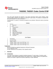 Texas Instruments TAS2521 User Manual