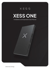XESS XESSONE-2P3 Installation And Operation User Manual
