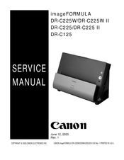 Canon imageFORMULA DR-C225 II Service Manual