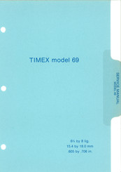 Timex 69 Service Manual