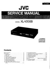 JVC XL-V200B Service Manual