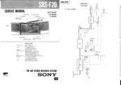 Sony SRS-F20 Service Manual