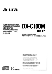 Aiwa DX-C100M Operating Instructions Manual