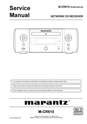 Marantz M-CR610 U1B Service Manual