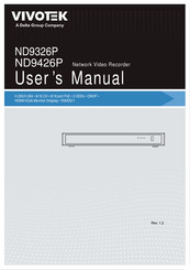 DELTA GROUP VIVOTEK ND9426P User Manual