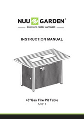 Nuu Garden AF017 Instruction Manual
