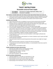 Lite the Nite LTN1-300RUPS Instructions Manual