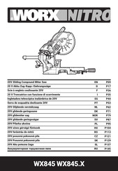 Worx Nitro WX845 Original Instruction