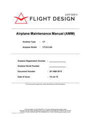 FLIGHT DESIGN CTLS-LSA Airplane Maintenance Manual