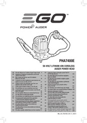 EGO PHA7400E Manual